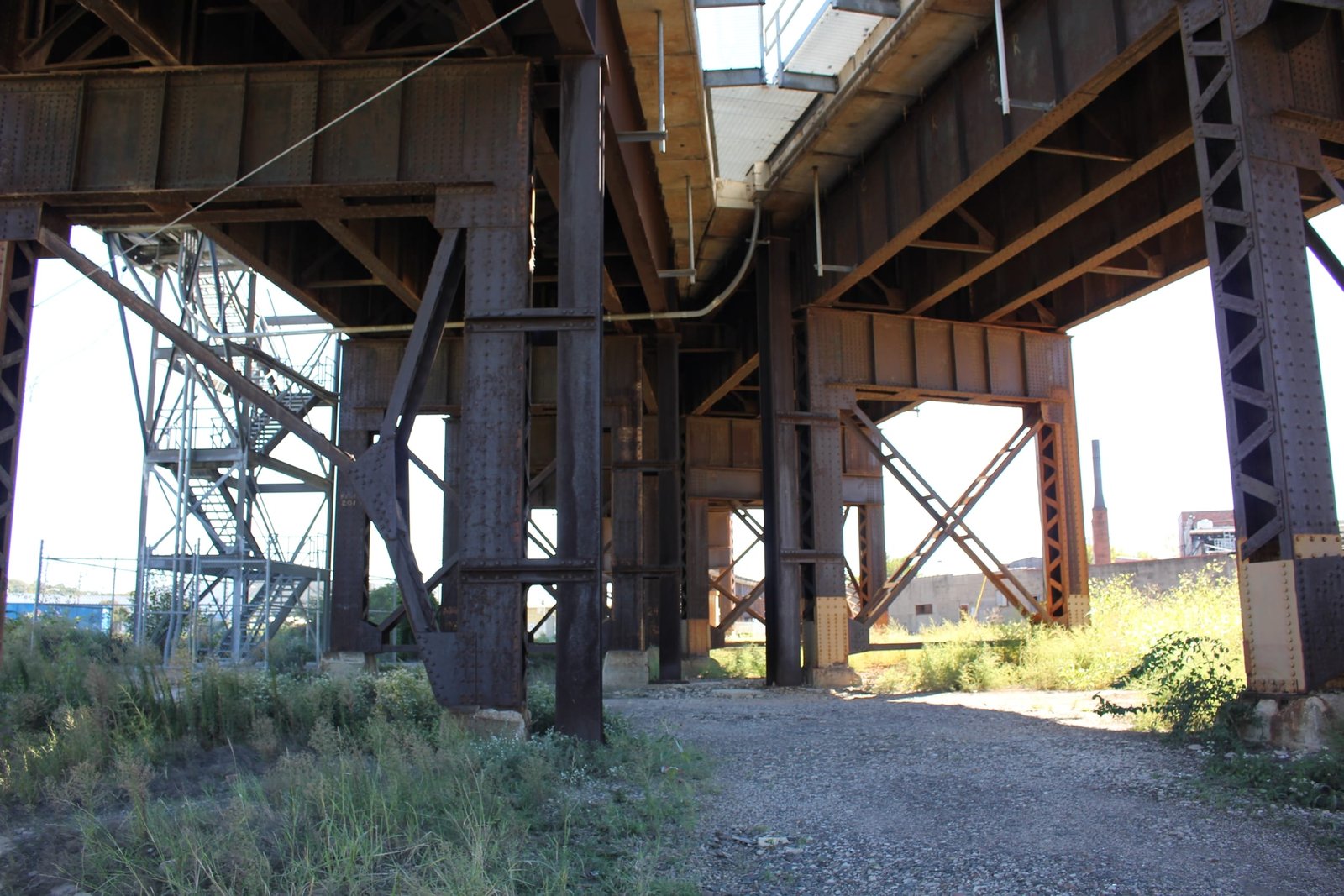 Where Union Pacific connection viaduct joins